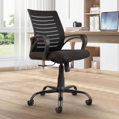 CELLBELL Desire C104 Mid Back Comfortable Fabric, Mesh Office Executive Chair