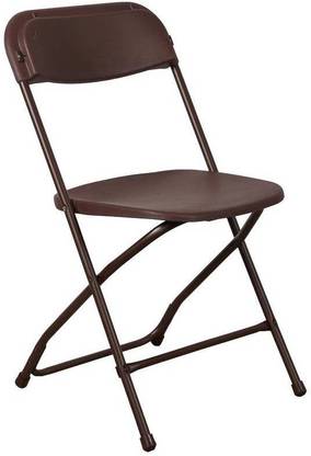 Supreme PLASTIC FOLDABLE CHAIR FOR STUDY/OFFICE/CAFE/WFH/ROAD TRIP WITH METAL BODY Plastic Cafeteria Chair