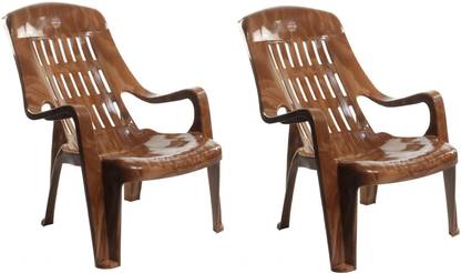 cello Comfort Comfortable ArmRest Chair | Strong & Sturdy Structure | 3 Years Warranty Plastic Outdoor Chair