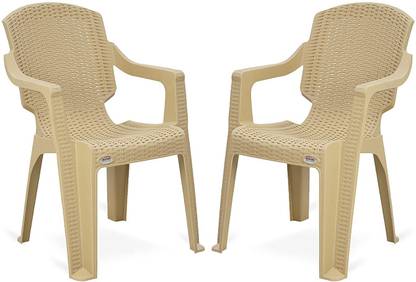 Supreme Mark Rattan Designer Relaxed Back 100% Virgin Plastic Cafeteria Chair