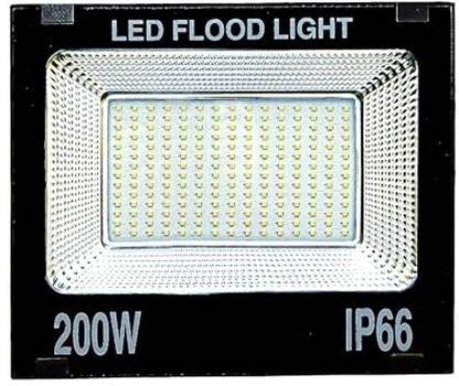 KCS Lite 200 Watt Ultra Thin Slim Ip66 LED Flood Outdoor Light Cool White Waterproof (Pack of 1) Flood Light Outdoor Lamp