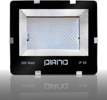 MLD piano led Flood Light (200w,Colour-White)-Pack of 6 Flood Light Outdoor Lamp