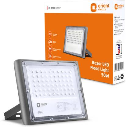 Orient Electric Razor 30W with IP65 Flood Light Outdoor Lamp