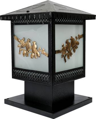 tripping BLACK SURFACE MOUNTED Gate Light Outdoor Lamp