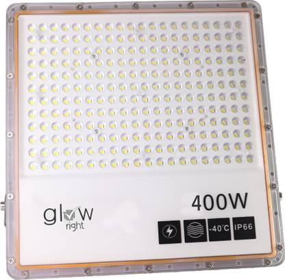 Glow Right Led Flood Light Lens Model 400W Warm White Color Flood Light Outdoor Lamp