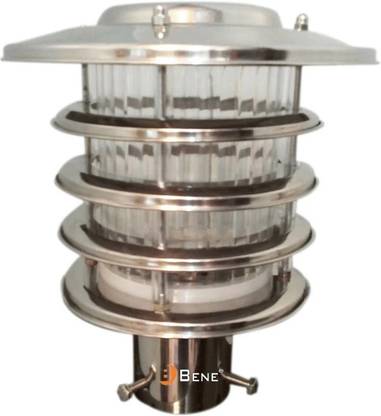 BENE Garden Light Zauber 20 Cms, ( SS Finish, Pack Of 1 Pc) Gate Light Outdoor Lamp