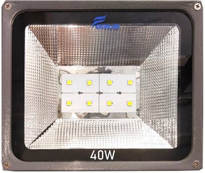FORUS 40 Watt LED Flood Light, Color -Cool White, IP-65, Lumen Output-140Im/W Flood Light Outdoor Lamp, Waterproof Flood Light Outdoor Lamp