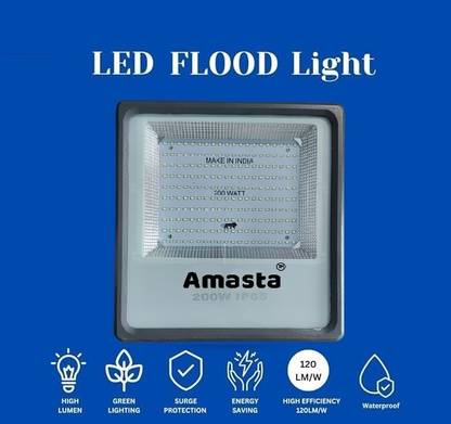 Amasta 200 Watt Flood Light Outdoor Lamp