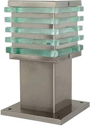 Volt Light ICE Cube 1 Steel Weatherproof GATE Light for Terrace,Wall Boundary,Garden,Path Way B22 Holder Pack of 1 Gate Light Outdoor Lamp