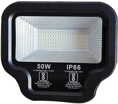 Raghav trading TV Model 50W Led Flood Light - Ip66 Waterproof Led Lights with 120 Wide Beam-Led Lamp Lights for Yard,Showroom,Shop, Factory,Garden, Playground & Home (Cool White,6500k)-Pack of 1 Flood Light Outdoor Lamp
