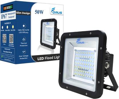 FORUS 50W LED Flood Light, Outdoor Light Flood Light Outdoor Lamp