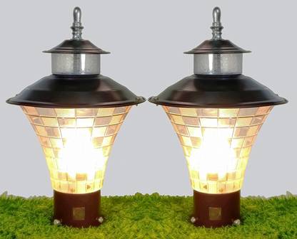 Cruv GL01_2PCs Gate Light Outdoor Lamp