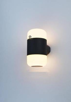 SEETASTIC 12W Up-Down Outdoor Round LED Bulkhead Waterproof, Warm White Post Light Outdoor Lamp