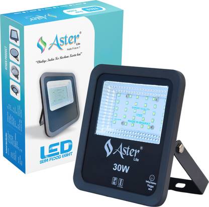 ASTER LITE Vega 30W LED Flood Light IP66 Waterproof (Pack of 1) Flood Light Outdoor Lamp