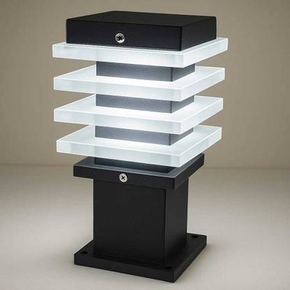 Mudgalelectricals Pillar Light Modern Gate Light Lantern Lamp Gate Light Outdoor Lamp