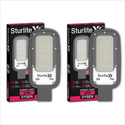 Sturlite Dysen 24W LED Street Light - (Pack of 2) (L-G-0191-24W) Flood Light Outdoor Lamp