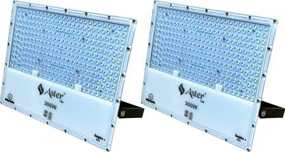 ASTER LITE BIS Approved Inspire+ 300W LED Flood Light IP66 Waterproof (Pack of 2) Flood Light Outdoor Lamp