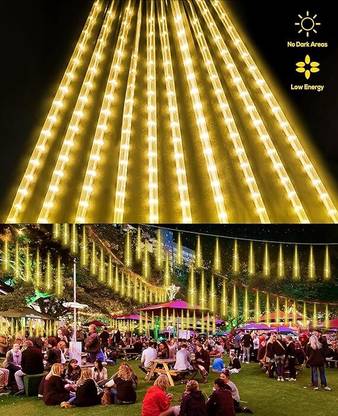 Budwill ® Christmas Lights Meteor Shower Rain Lights 210 LED 30 Inch Waterproof Candle