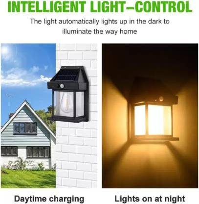 ajel Security Motion Sensor Waterproof Outdoor Solar Light For Home,Garden,Restaurant Flood Light Outdoor Lamp