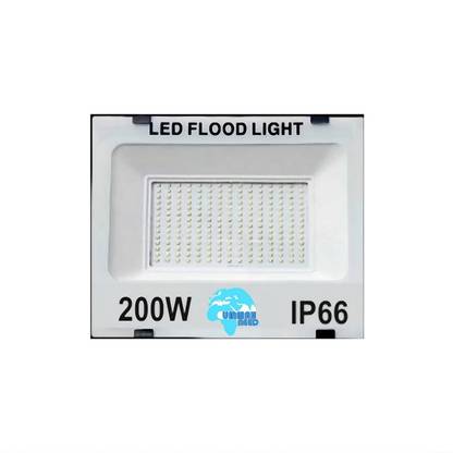 UMMAH NEEDS Ultra Thin Slim LED Flood Light Indoor Outdoor Light Multipurpose Use Aluminum Body IP66 Waterproof (200 Watt Pack Of 1) A1 Flood Light Outdoor (WHITE) Flood Light Outdoor Lamp