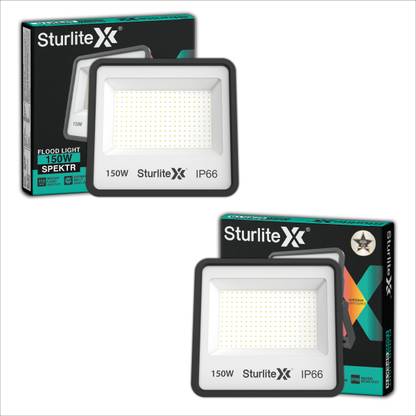 Sturlite Spektr 150 W LED Flood Light - (Pack of 2) (L-G-0005-150W-6K) Flood Light Outdoor Lamp