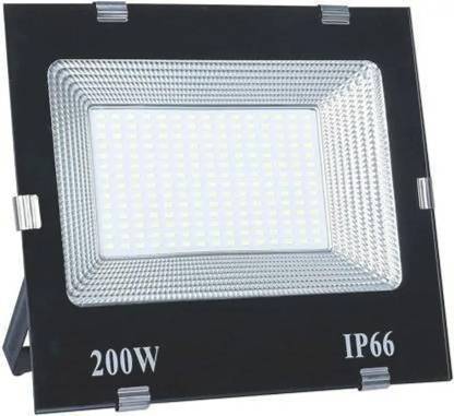 KCS Lite 200 Watt Ultra Thin Slim Ip66 LED Flood Outdoor Light Cool White Waterproof (Pack of 1) Flood Light Outdoor Lamp