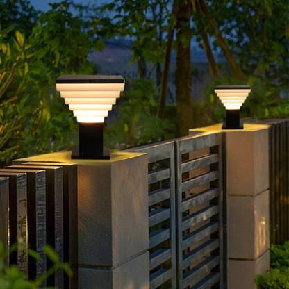 GAUVIK GAU- BLACK DELUXE G/L, PACK OF 2 Gate Light Outdoor Lamp