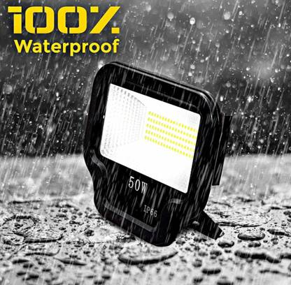 ANANDANI 50 Watt TV Model Led Flood Light IP66 WaterProof Outdoor Lamp (White) Flood Light Outdoor Lamp