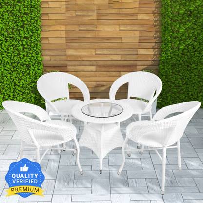 BRISHI Cane Table & Chair Set