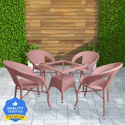 BRISHI Cane Table & Chair Set