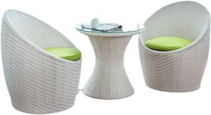 Brown Object Metal Table & Chair Set