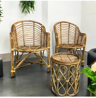 QUEES Cane Table & Chair Set