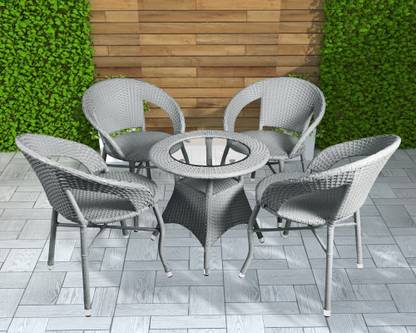 Furnspace Cane Table & Chair Set