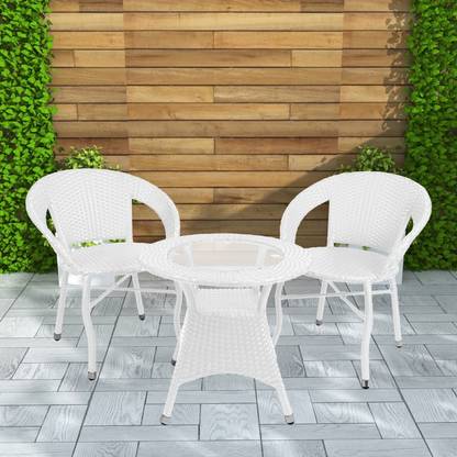 Furnspace Cane Table & Chair Set
