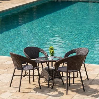 LOCCUS Metal Table & Chair Set