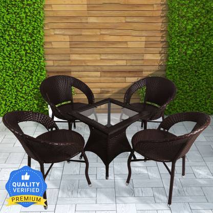 BRISHI Cane Table & Chair Set