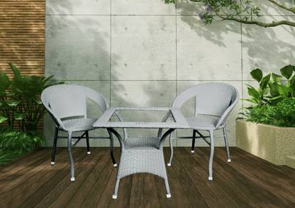 Flipkart Perfect Homes Cane Table & Chair Set