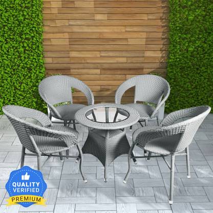 BRISHI Cane Table & Chair Set