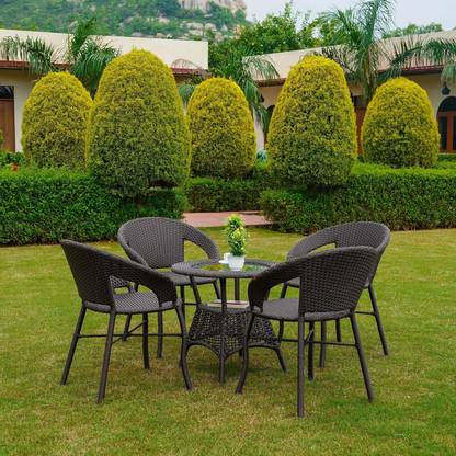 DEVOKO Metal Table & Chair Set