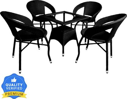 BRISHI Cane Table & Chair Set