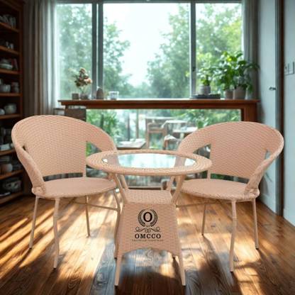 HOLYSOUL Metal Table & Chair Set