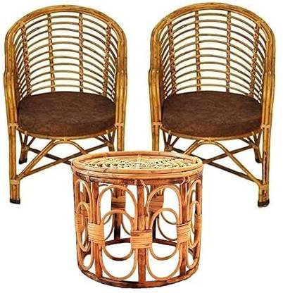 Kane Karts Cane Table & Chair Set