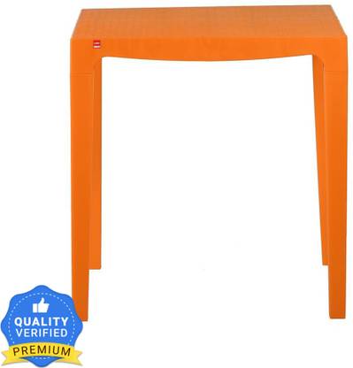 cello Amaze Orange Plastic Outdoor Table