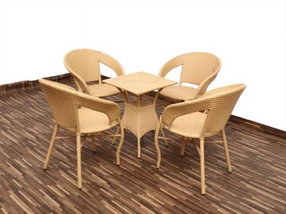 Vipul garden chair and table-01 Natural Fiber Outdoor Table