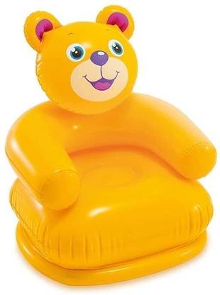 GIRIRAJ COLLECTION Teddy Bear Shape Inflatable Chair for Kids PVC Animal Sofa Air Chair Inflatable Sofa/ Chair