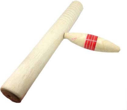 Funwood Games ndian Traditional Gilli Danda | The Stick and Peg Game | Viti & Dandu