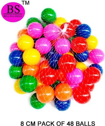 Bellinasmile Bellina smile pool pit ocean soft balls 8 cm pack of 48 balls