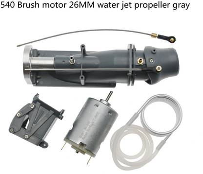 Lyla RC Boat Thruster Jet Pump Set with 540 Brushed Motor for RC Boats Upgrade