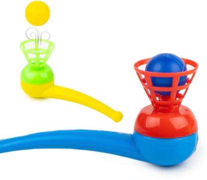 Ratnas Ratna's Magic Blow Pipe Floating Ball Creative Magic Blowing Ball Toy Party Game Party Blowouts
