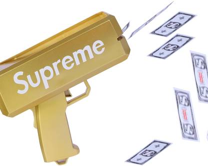 Amaflip Gold Money Guns Shooter, Super Money Gun Make it Rain Toy Gun, Handheld